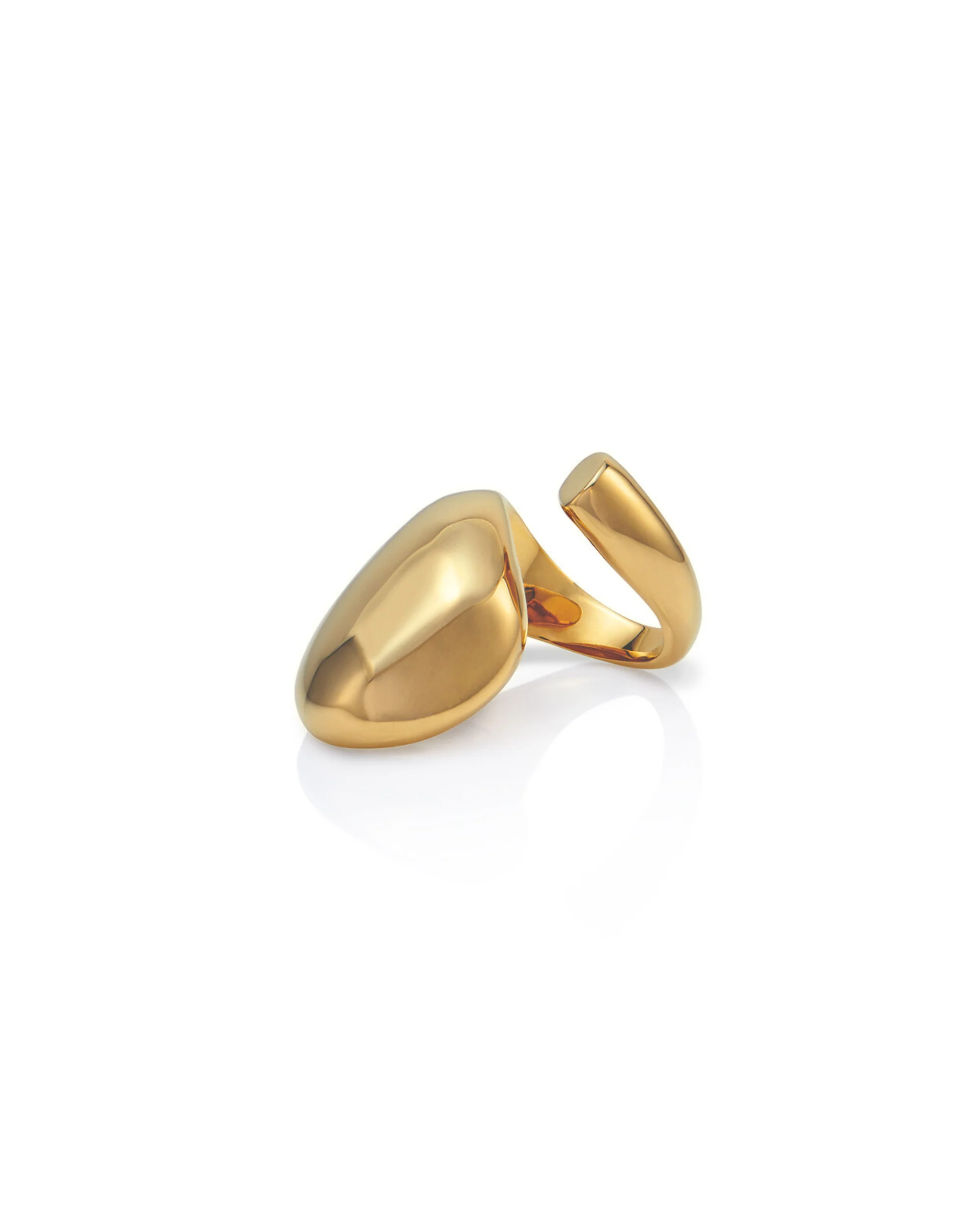 Noah the Label Knuckle Ring - Gold - Image 3