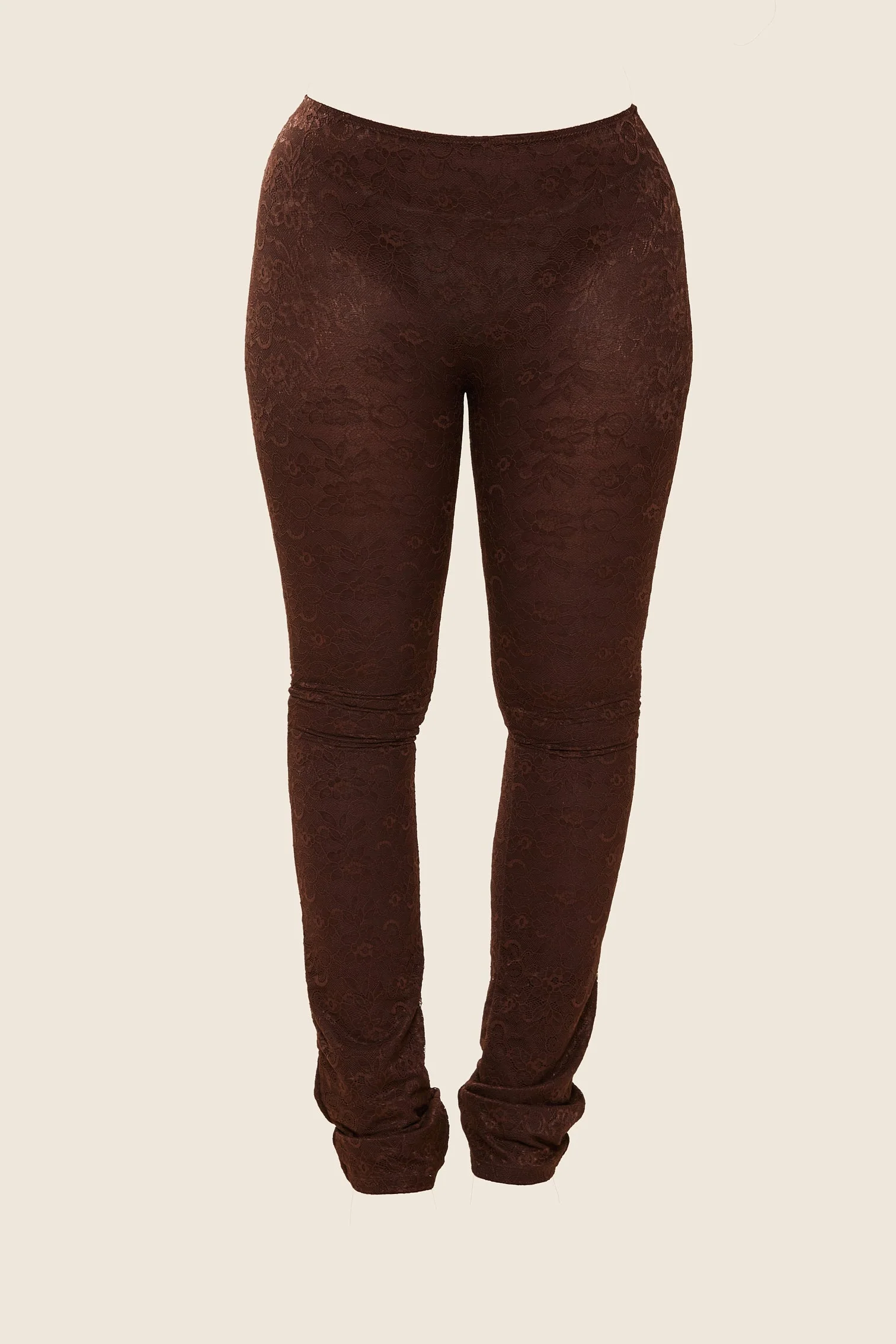 The Leia Top in Brown Lace - Image 14