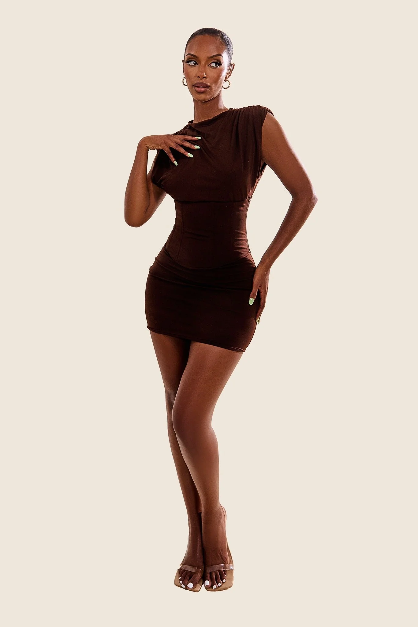Sandra Mini in Brown - Image 14