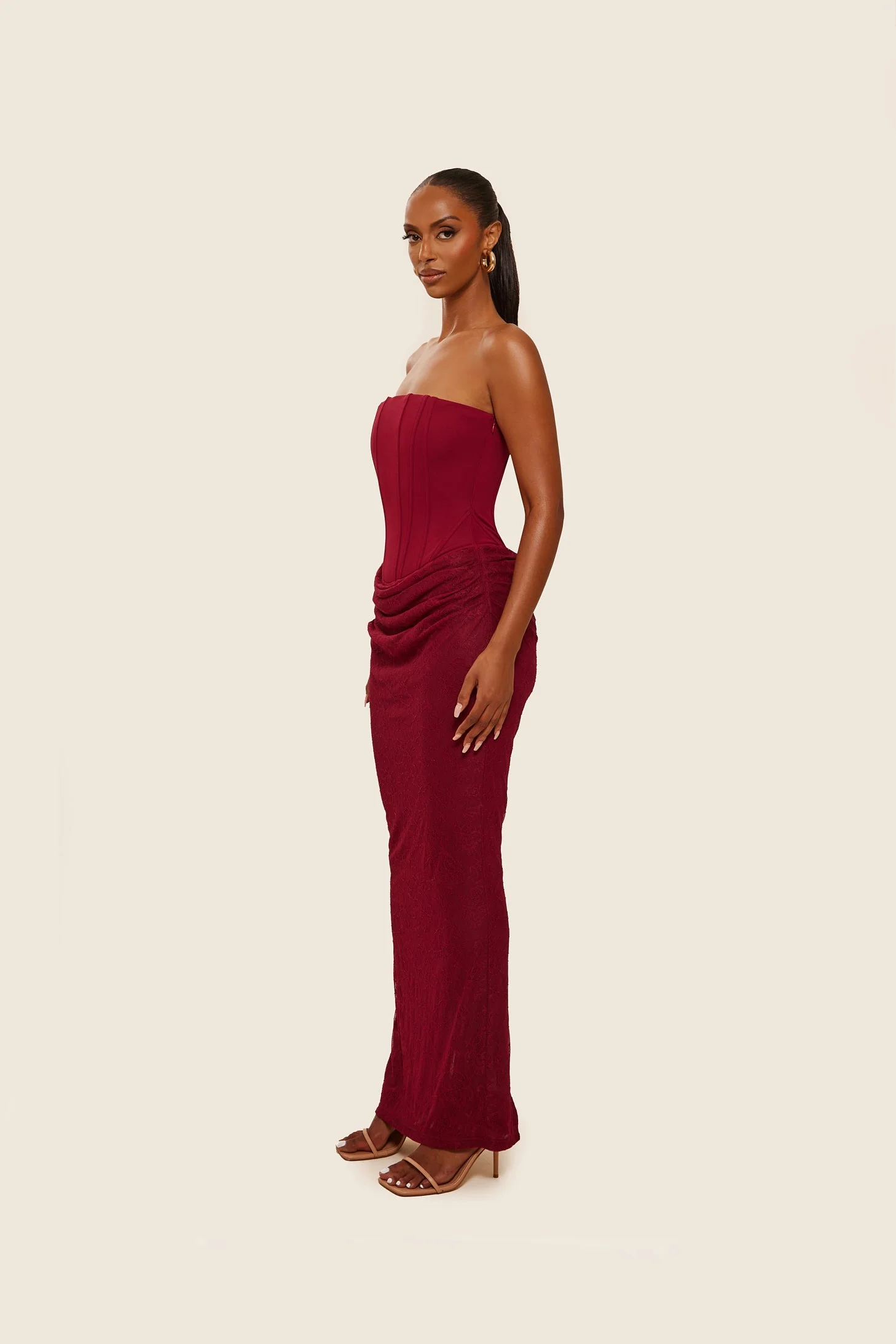 Briana Maxi Corset Dress - Image 6