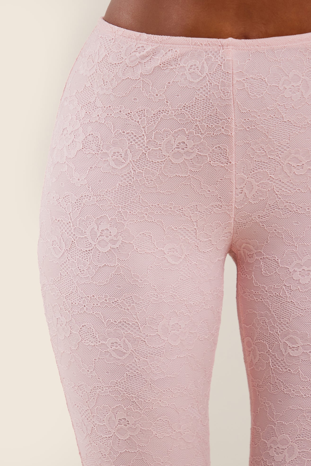 The Brielle Capri Bottoms in Baby Pink - Image 12