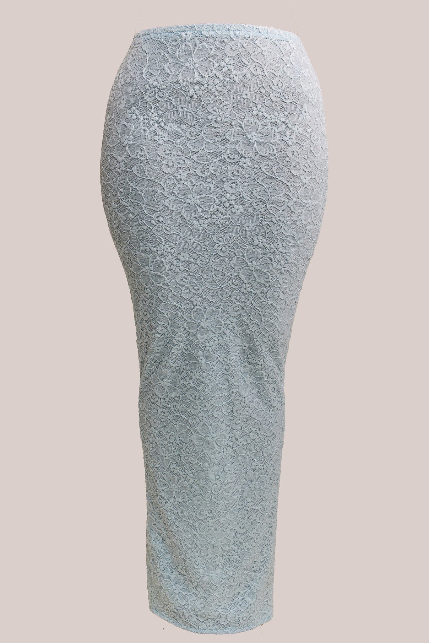 The Cinched Lace Corset Maxi Set in Blue - Image 22