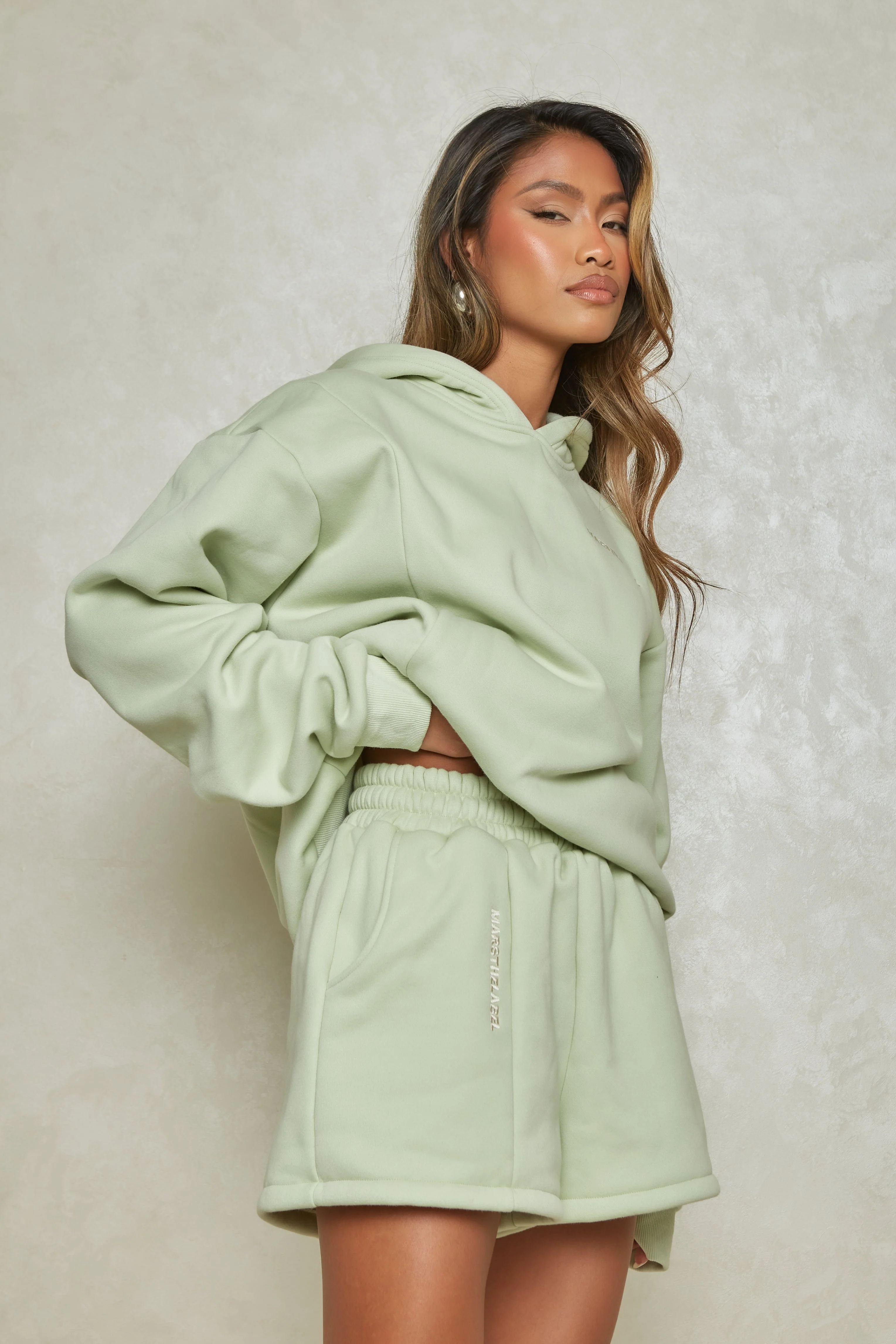 The Essentials Shorts in Sage - Image 2