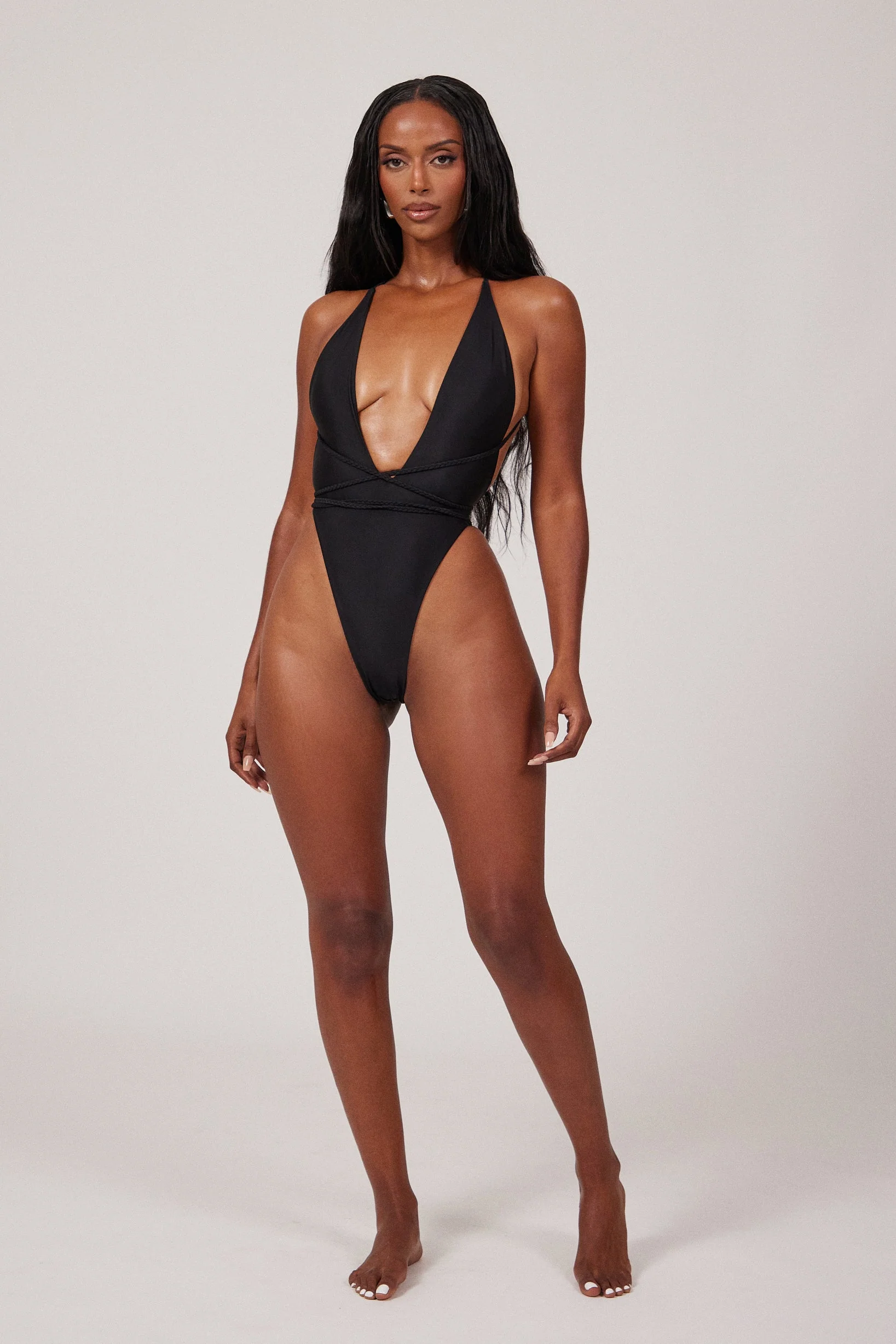The Fishtail Swimsuit in Black - Image 16