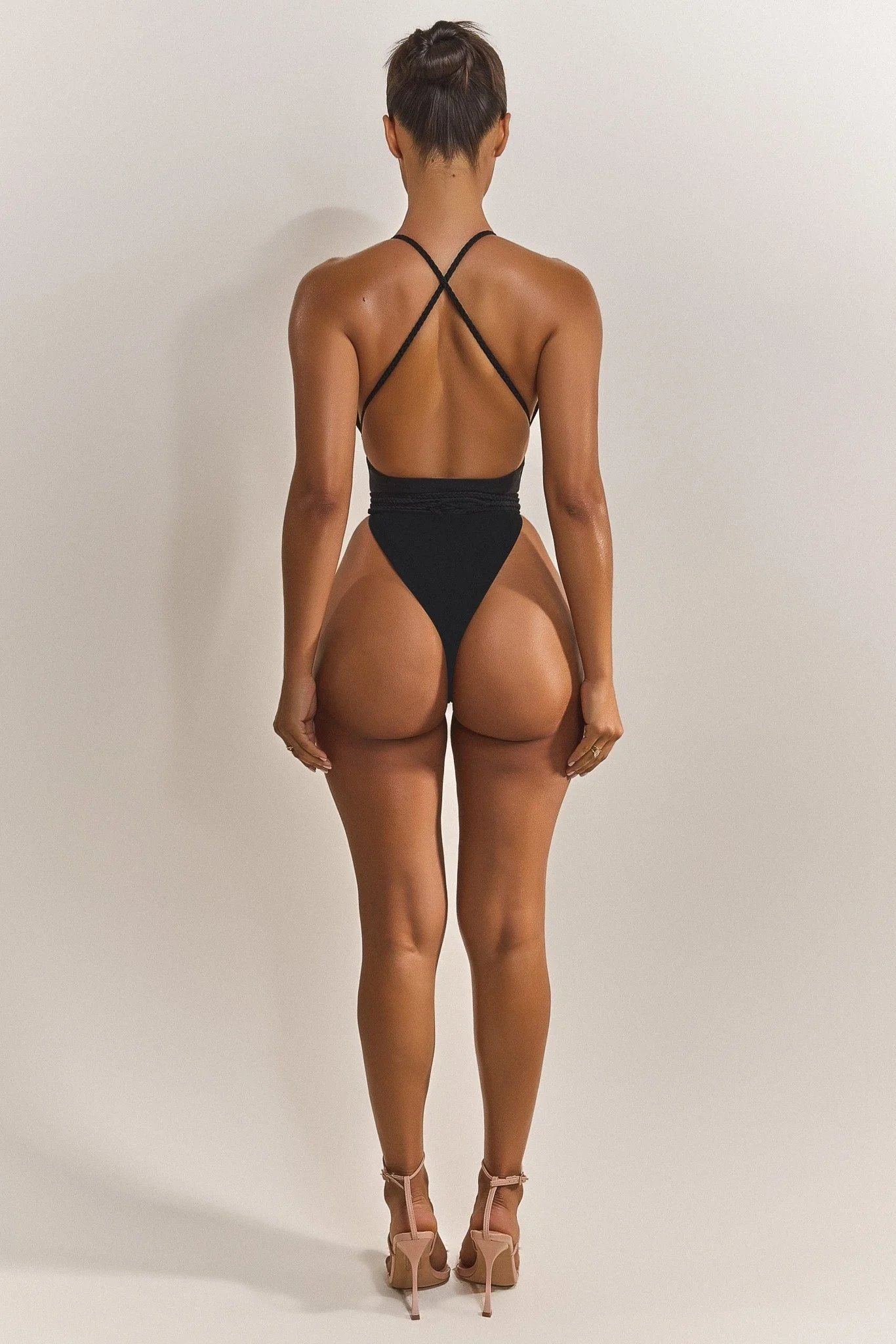 The Fishtail Swimsuit in Black - Image 7