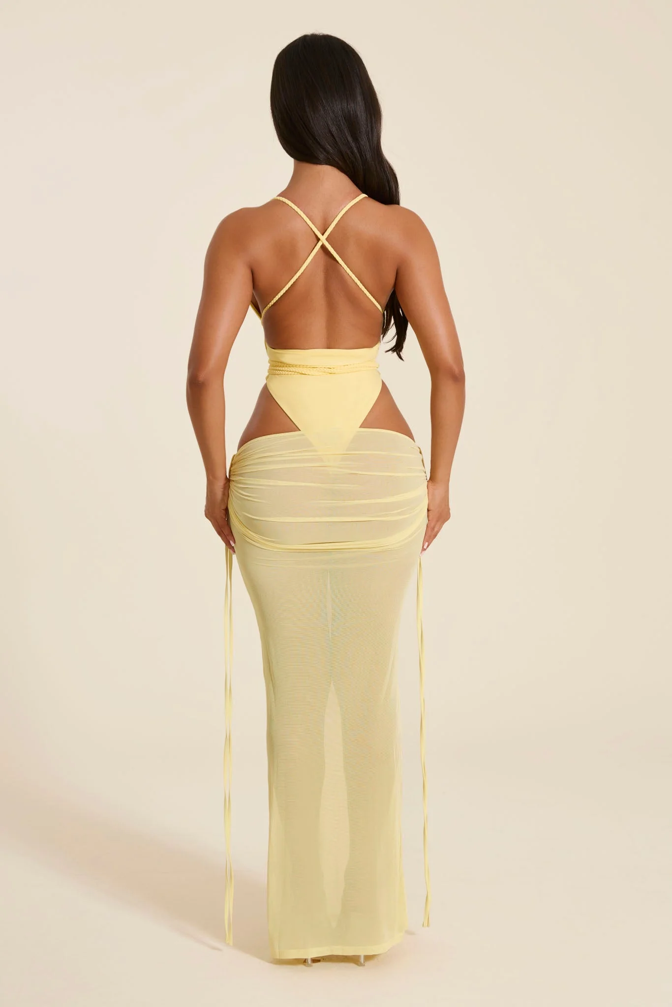 The Fishtail Swimsuit in Yellow - Image 7