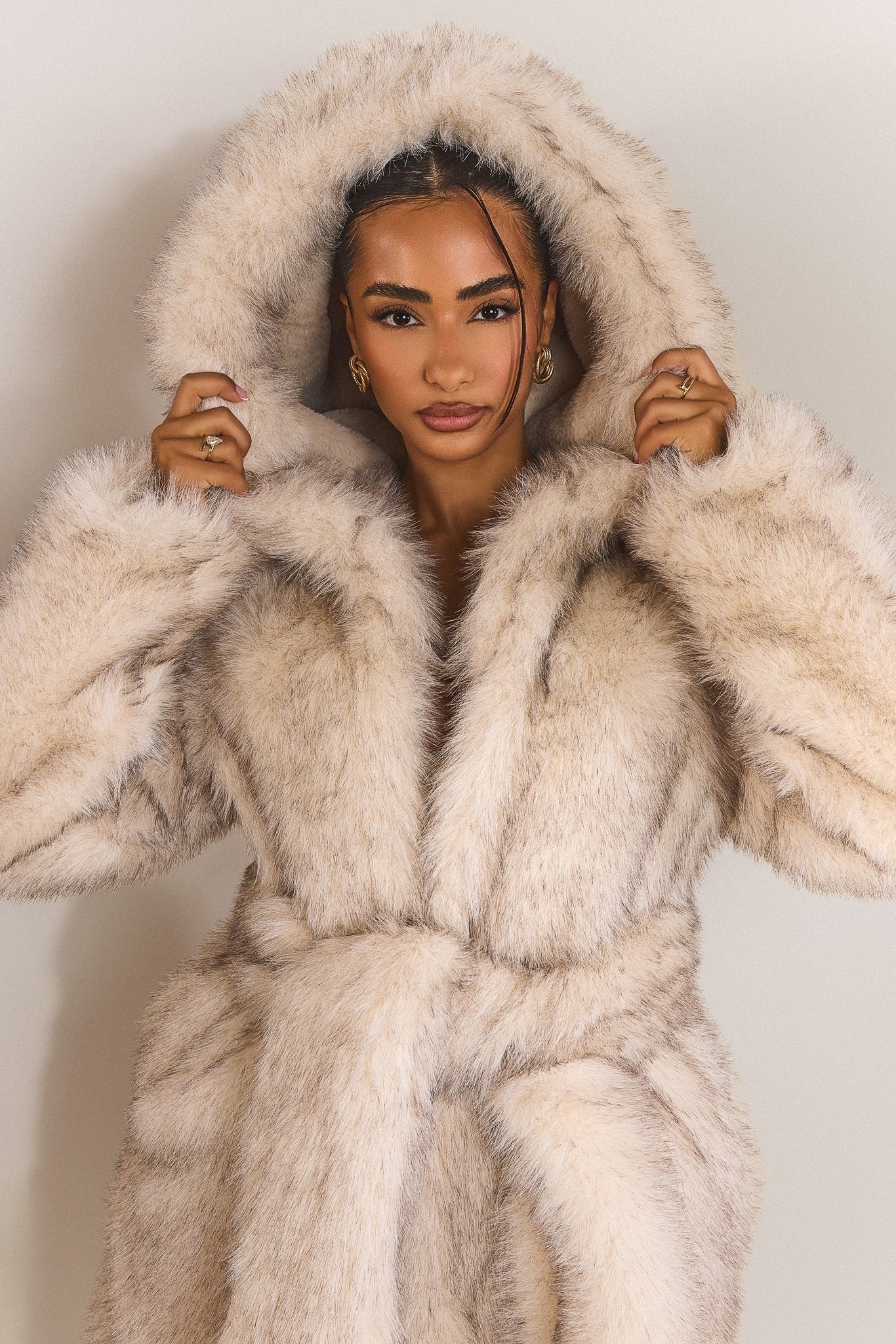 The Maple Maxi Coat in Cream - Image 6