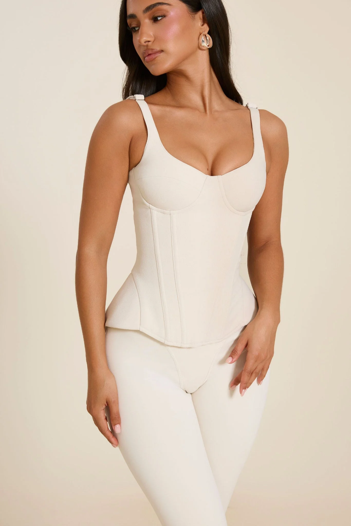 The Hourglass Corset Top in Stone - Image 9