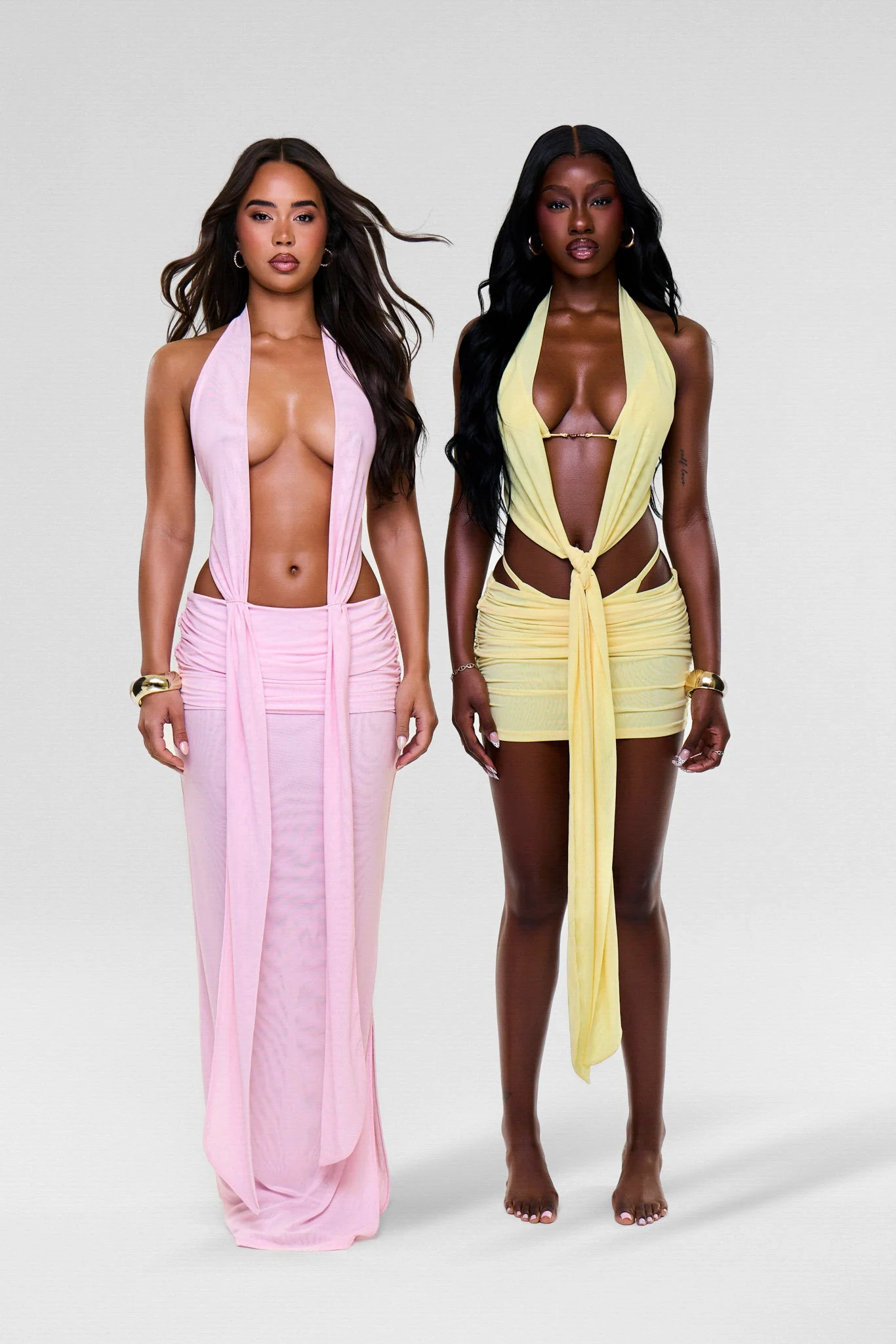 The Kellie Mini Skirt in Yellow - Image 7
