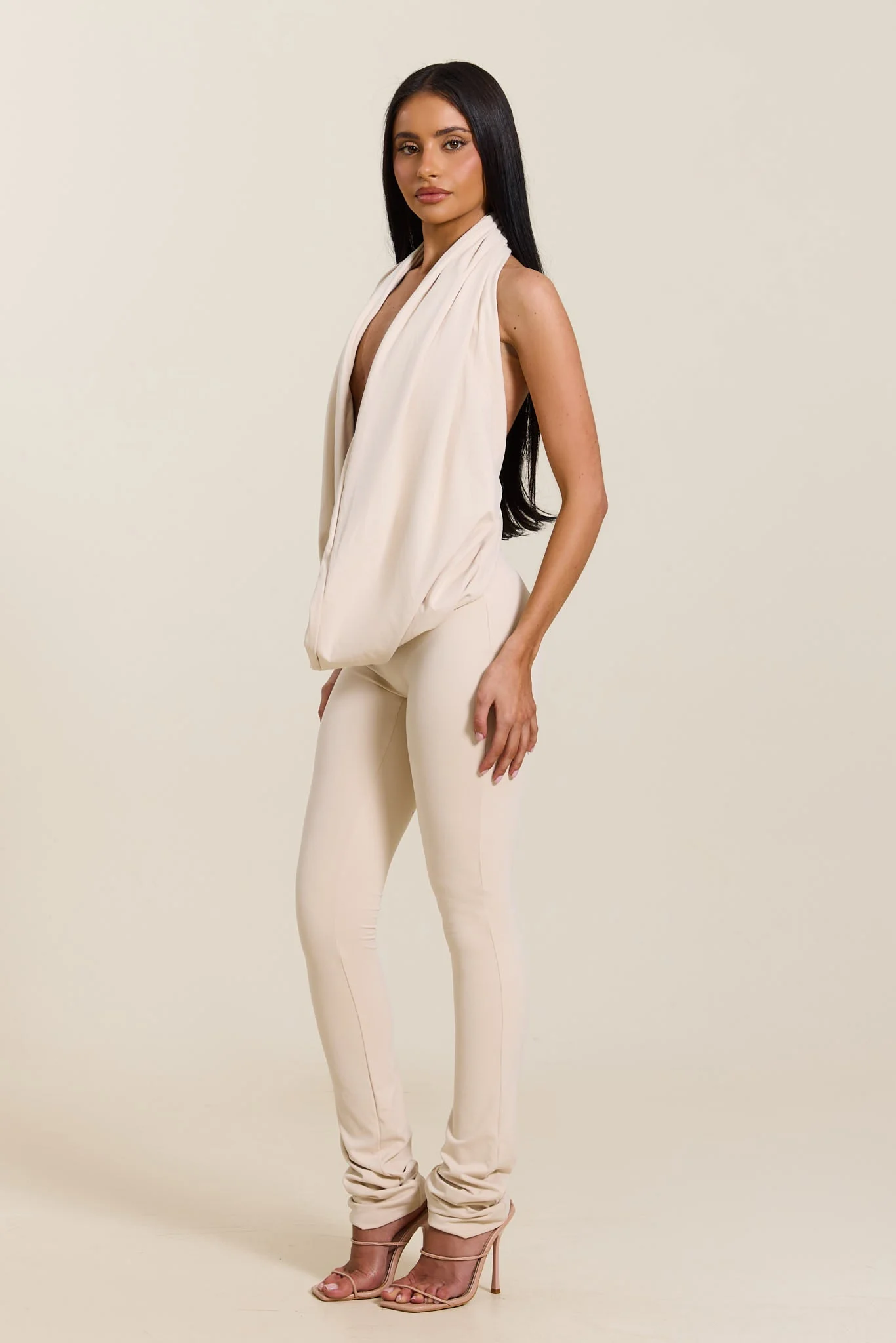Leia Trousers in Stone - Image 4
