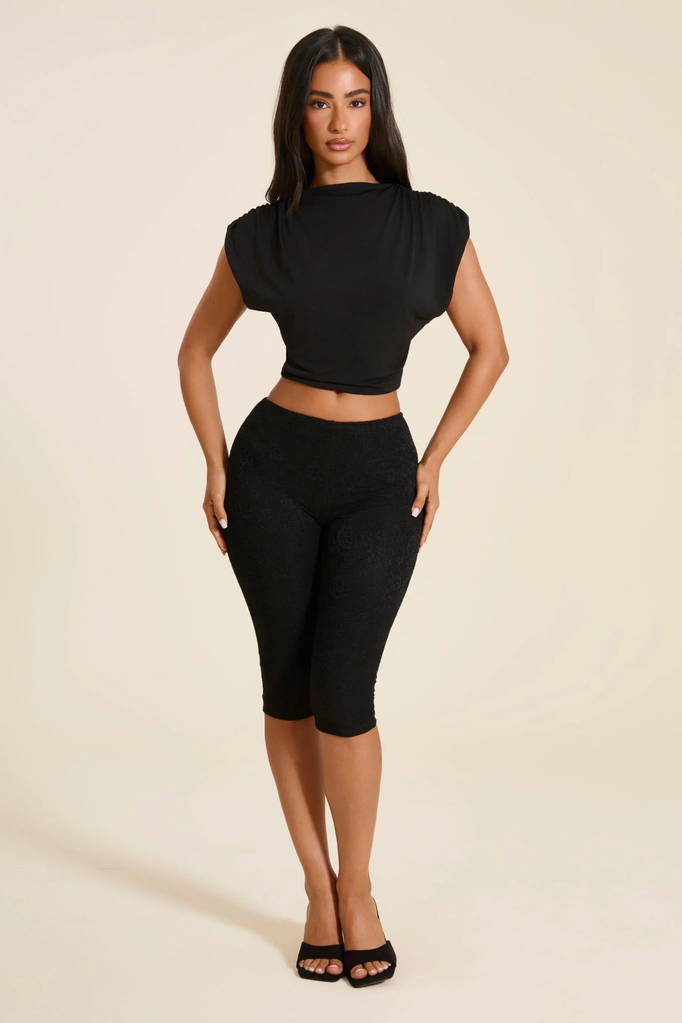 The Sandra Top in Black - Image 3