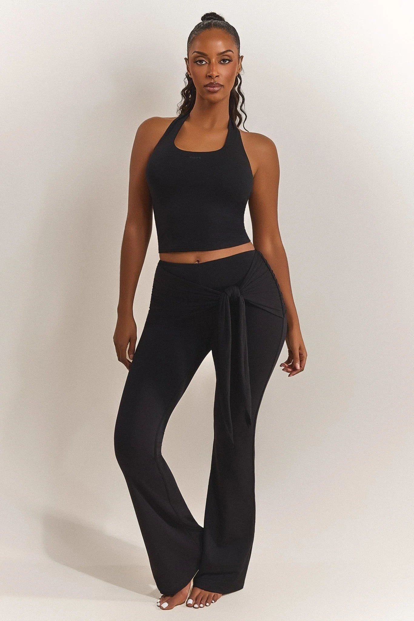 The Tie Trousers in Black - Image 4